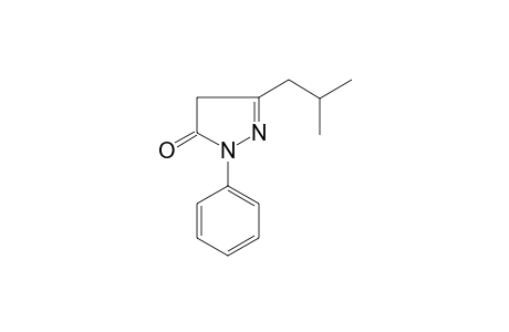 5-(2-methylpropyl)-2-phenyl-4H-pyrazol-3-one