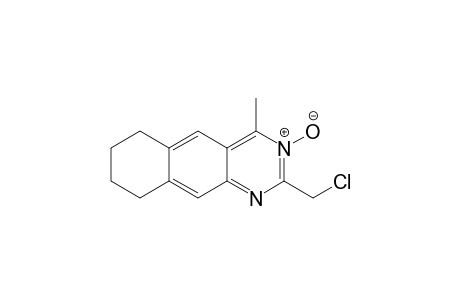 2-(chloromethyl)-4-methyl-6,7,8,9-tetrahydrobenzo[g]quinazoline, 3-oxide