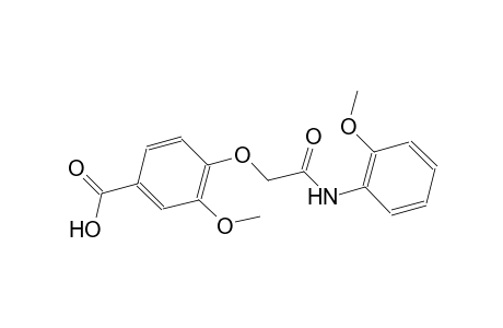 3-Methoxy-4-[2-(2-methoxyanilino)-2-oxoethoxy]benzoic acid