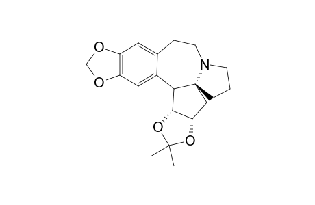 (3A-ALPHA,4AR*,15B-BETA,15C-ALPHA)-(+/-)-3A,4,6,7,9,10,15B,15C-OCTAHYDRO-2,2-DIMETHYL-5H-[1,3]-DIOXOLO-[4,5-H]-1,3-DIOXOLO-[4,5]-CYCLOPENTA-[1,2