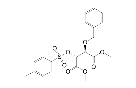 Dimethyl (2R,3R)-2-benzyloxy-3-p-tolylsulfonyloxysuccinate