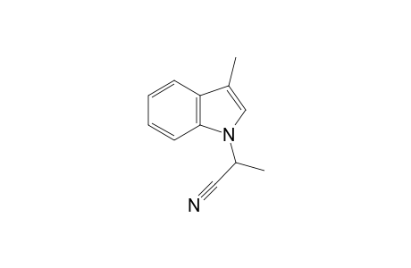 2-(3-methylindol-1-yl)propanenitrile