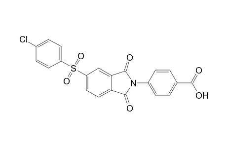 4-[4-(4-Chlorophenylsulfonyl)phthalimido]benzoic acid