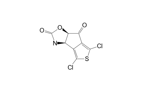 (CIS)-4,6-DICHLORO-3A,7A-DIHYDRO-2H-THIENO-[3',4':4,5]-CYCLOPENTA-[1,2-D]-[1,3]-OXAZOLE-2,7-(3H)-DIONE