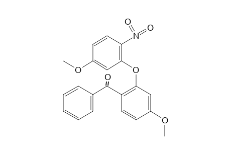 4-methoxy-2-(5-methoxy-2-nitrophenoxy)benzophenone