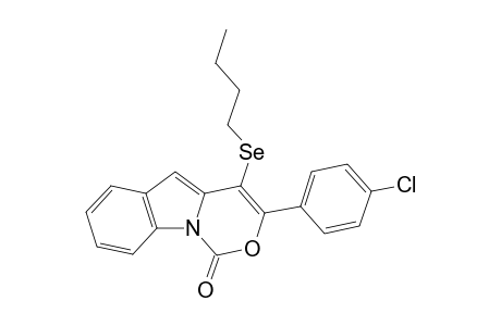 4-(Butylselanyl)-3-(4-chlorophenyl)-1H-[1,3]oxazino[3,4-a]indol-1-one