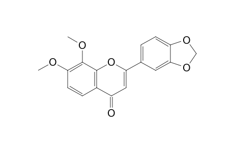 7,8-Dimethoxy-3',4'-methylenedioxyflavone