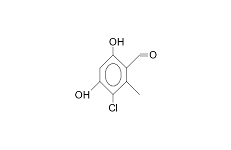 3-Chloro-4,6-dihydroxy-2-methyl-benzaldehyde