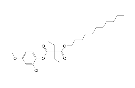 Diethylmalonic acid, 2-chloro-4-methoxyphenyl undecyl ester