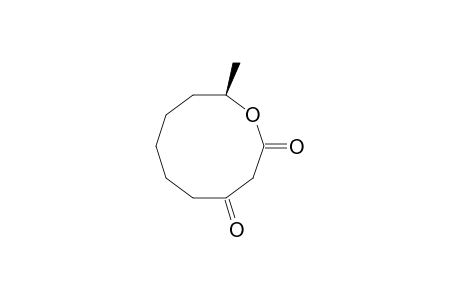 (10R)-10-methyloxecane-2,4-dione