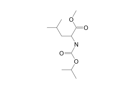 L-Leucine, N-isopropyloxycarbonyl-, methyl ester