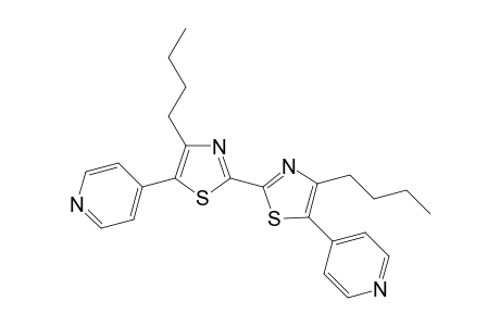 4-butyl-2-[4-butyl-5-(4-pyridyl)thiazol-2-yl]-5-(4-pyridyl)thiazole