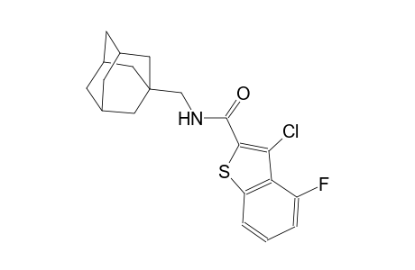 N-(1-adamantylmethyl)-3-chloro-4-fluoro-1-benzothiophene-2-carboxamide