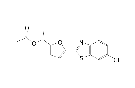 1-(5-(6-Chlorobenzo[d]thiazol-2-yl)furan-2-yl)ethyl acetate