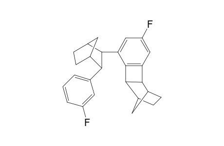 6-Fluoro-8-{2'-[3'-(3"-fluorophenyl)bicyclo[2.2.1]heptyl]}-1,2,3,4,4a,8b-hexahydro-1,4-methanobiphenylene