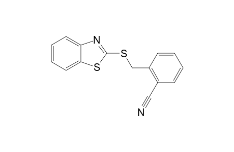 2-(1,3-benzothiazol-2-ylsulfanylmethyl)benzenecarbonitrile