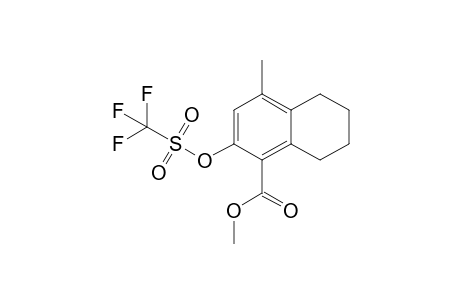 Methyl 4-methyl-2-(trifluoromethylsulfonyloxy)-5,6,7,8-tetrahydronaphthalene-1-carboxylate