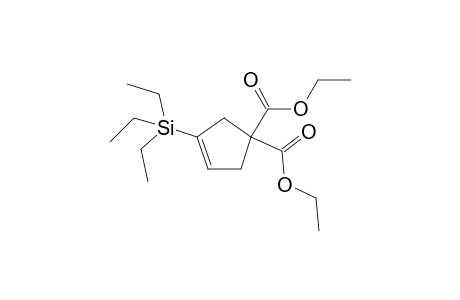 Diethyl 3-(triethylsilyl)cyclopent-3-ene-1,1-dicarboxylate