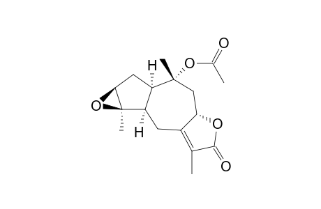 10.alpha.-Acetoxy-3.beta.,4.beta.-epoxy-1,5.alpha.H,8.beta.H-guai-7(11)-en-8,12-olide