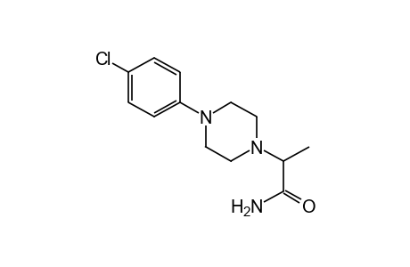 4-(p-chlorophenyl)-alpha-methyl-1-piperazineacetamide