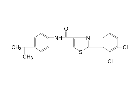 2-(2,3-dichlorophenyl)-4'isopropyl-4-thiazolecarboxanilide