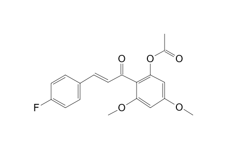 4',6'-Dimethoxy-4-fluoro-2'-acetyloxychalcone