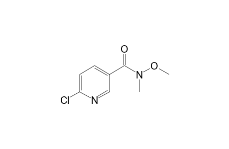 6-chloro-N-methoxy-N-methyl-nicotinamide