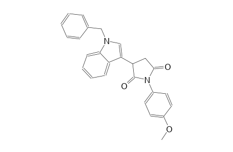 2,5-pyrrolidinedione, 1-(4-methoxyphenyl)-3-[1-(phenylmethyl)-1H-indol-3-yl]-