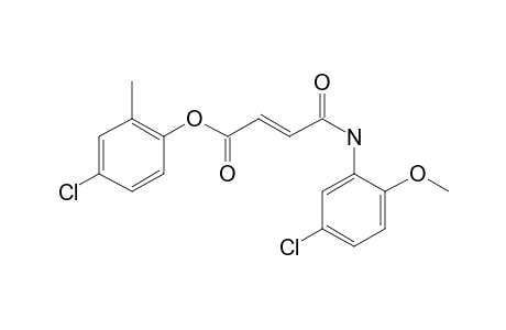 Fumaric acid, monoamide, N-(5-chloro-2-methoxyphenyl)-, 4-chloro-2-methylphenyl ester