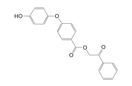 Benzoic acid, 4-(4-hydroxyphenoxy)-, 2-oxo-2-phenylethyl ester