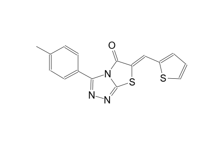 (6Z)-3-(4-methylphenyl)-6-(2-thienylmethylene)[1,3]thiazolo[2,3-c][1,2,4]triazol-5(6H)-one