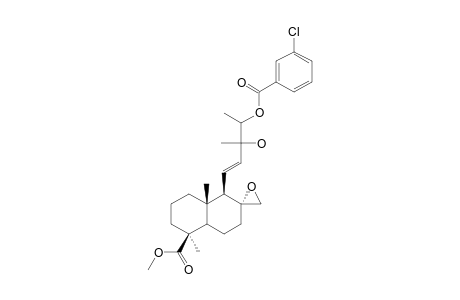 METHYL-(13R,14S)-14-(META-CHLOROBENZYLOXY)-8-ALPHA,17-EPOXY-13-HYDROXY-LABD-11E-EN-19-OATE