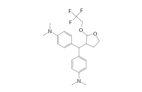 3-[BIS-[4-(DIMETHYLAMINO)-PHENYL]-METHYL]-2-(2,2,2-TRIFLUOROETHOXY)-TETRAHYDROFURAN;MAJOR-ISOMER