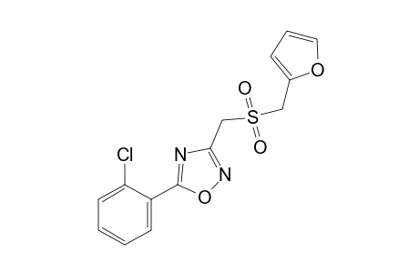 5-(o-chlorophenyl)-3-[(furfurylsulfonyl)methyl]-1,2,4-oxadiazole