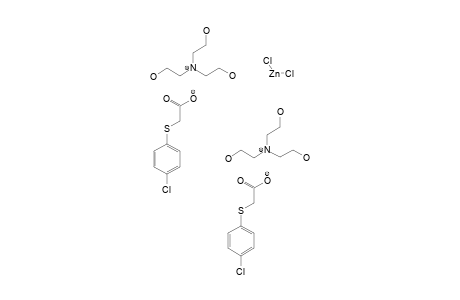 [H(+)N(CH2CH2OH)3]2.[M(OOCCH2SC6H4CL-4)2CL2](2-),M=ZN