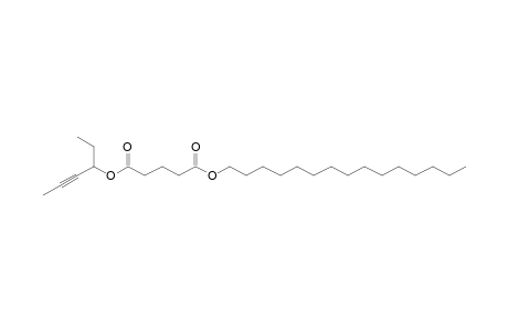 Glutaric acid, hex-4-yn-3-yl pentadecyl ester