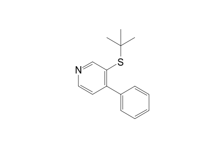 Pyridine, 3-(tert-butylthio)-4-phenyl-