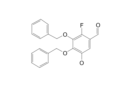 Benzaldehyde, 2-fluoro-3,4-dibenzyloxy-5-hydroxy-