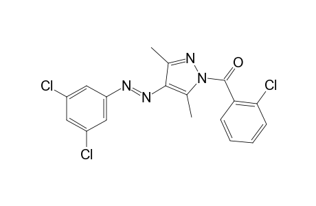 1-(o-chlorobenzoyl)-4-[(3,5-dichlorophenyl)azo]-3,5-dimethylpyrazole