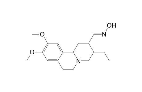 2H-Benzo[a]quinolizine-2-carboxaldehyde, 3-ethyl-1,3,4,6,7,11b-hexahydro-9,10-dimethoxy-, oxime