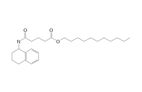 Glutaric acid monoamide, N-(1,2,3,4-tetrahydronaphth-1-yl)-, undecyl ester