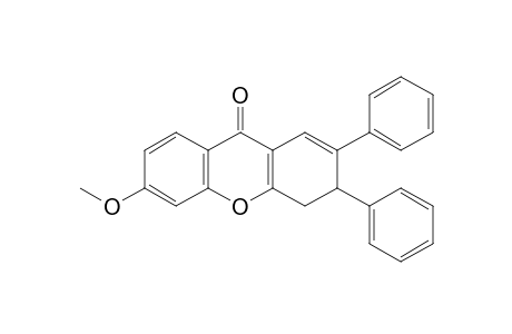 6-Methoxy-2,3-diphenyl-3,4-dihydro-9H-xanthen-9-one