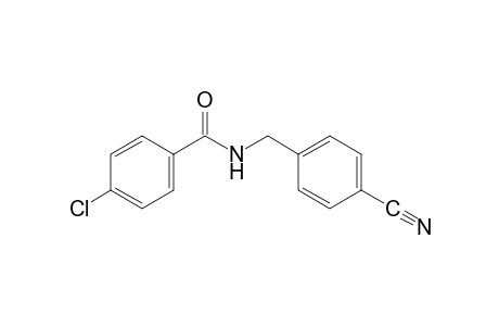 p-chloro-N-(p-cyanobenzyl)benzamide