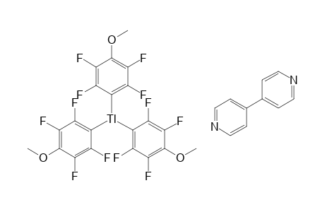 Thallium, (4,4'-bipyridine-N)tris(2,3,5,6-tetrafluoro-4-methoxyphenyl)-, (T-4)-