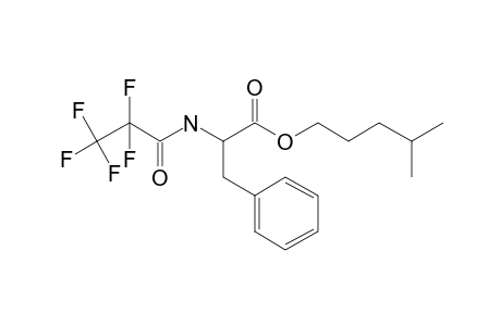 L-Phenylalanine, N-pentafluoropropionyl-, isohexyl ester