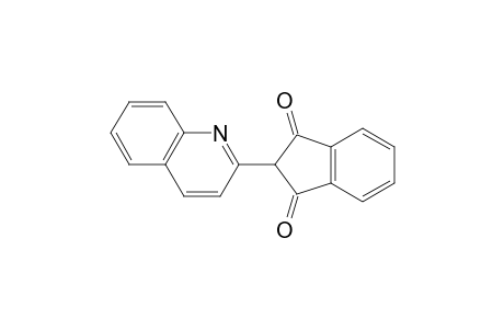 1H-Indene-1,3(2H)-dione, 2-(2-quinolinyl)-