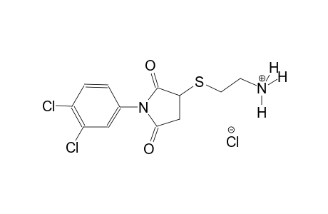 2-{[1-(3,4-dichlorophenyl)-2,5-dioxo-3-pyrrolidinyl]sulfanyl}ethanaminium chloride