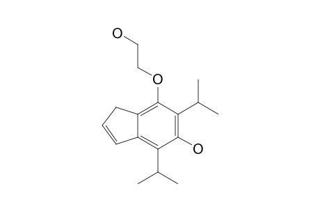 7-(2-Hydroxyethoxy)-4,6-bis(methylethyl)inden-5-ol