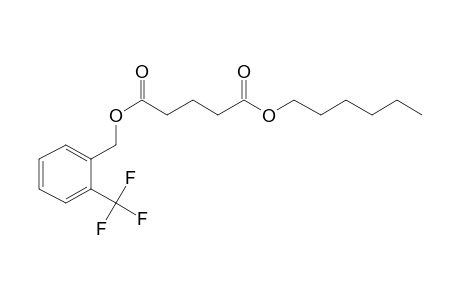 Glutaric acid, hexyl 2-(trifluoromethyl)benzyl ester