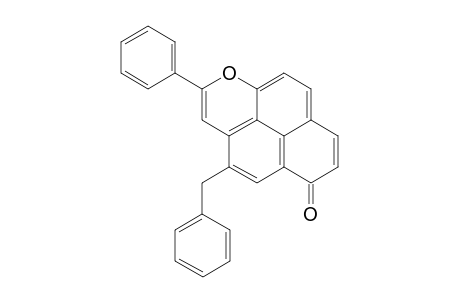 6H-Phenaleno[1,9-bc]pyran-6-one, 2-phenyl-4-(phenylmethyl)-